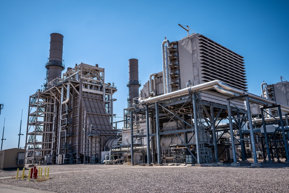 Power plant structures at Capital Power's Arlington Valley facility in Arizona — photo 9