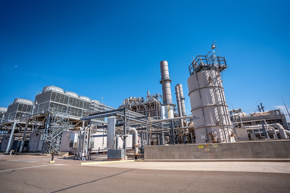 Tanks and plant equipment at Capital Power's Arlington Valley facility in Arizona — photo 11