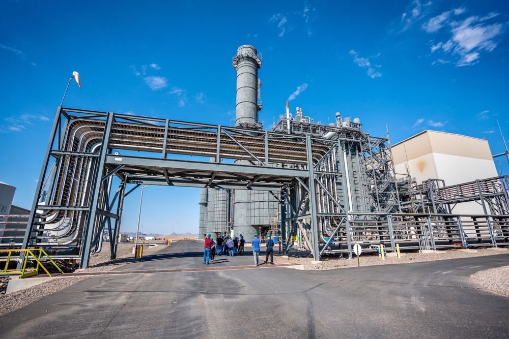 Pipe rack and generating unit at Capital Power's Harquahala facility in Arizona — photo 14