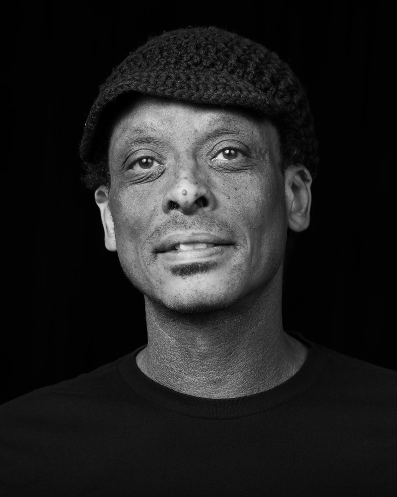 Black and white character portrait photographed in Phoenix, Arizona — photo 7