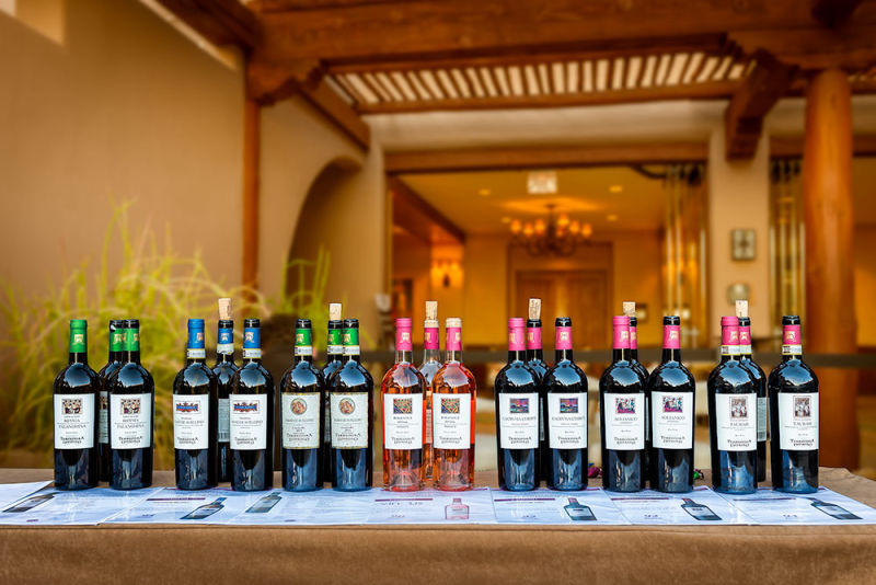 A line-up of fine wine offerings