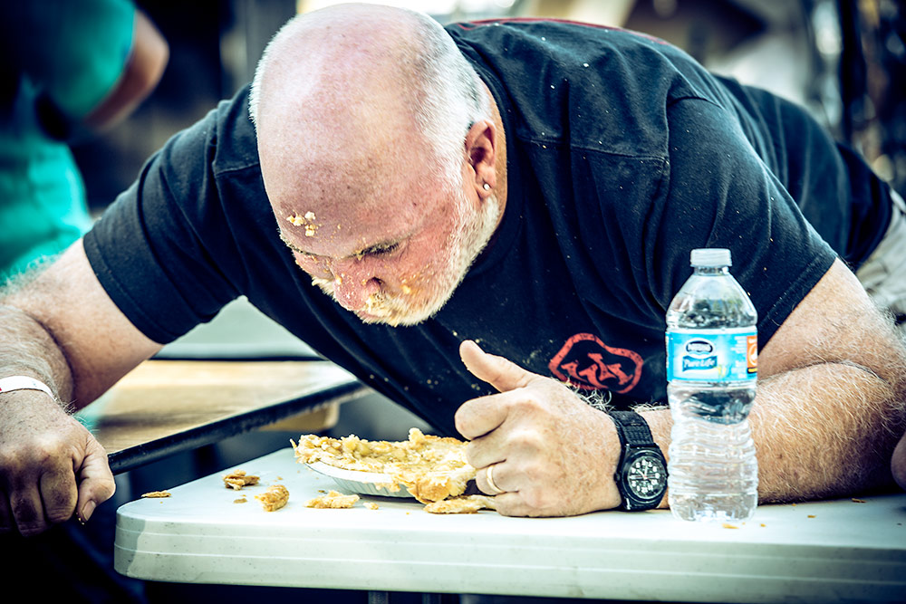 Elote eating contest