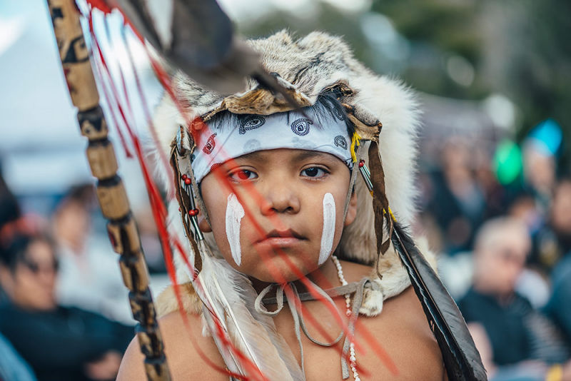 Little Indian boy posing for a photo