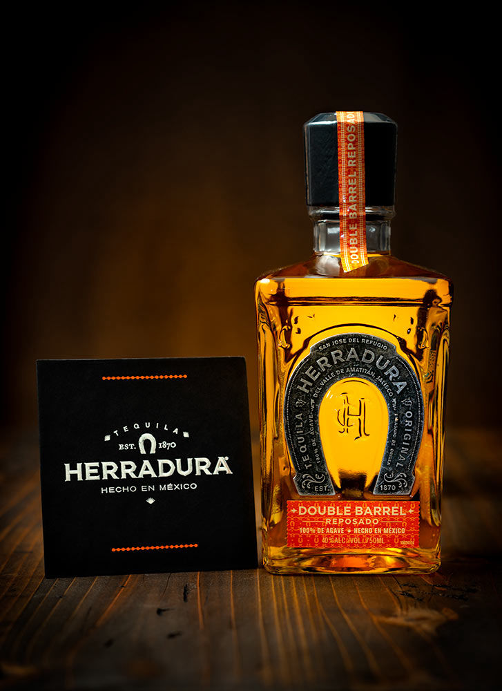 Herradura Double Barrel Reposado beauty shot