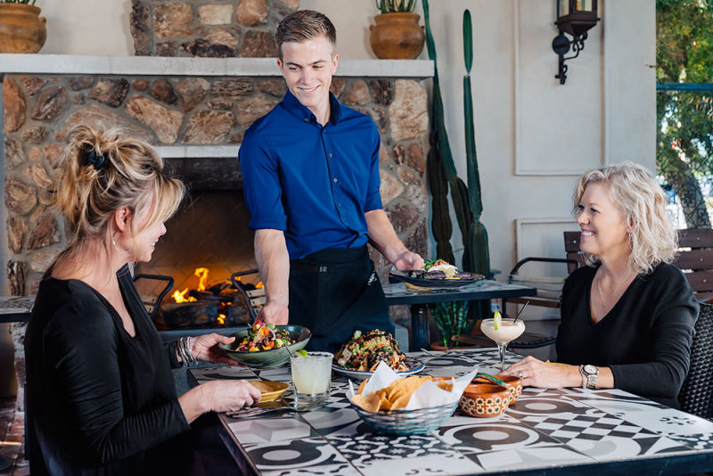 Lifestyle photo of dining at a Mexican Restaurant