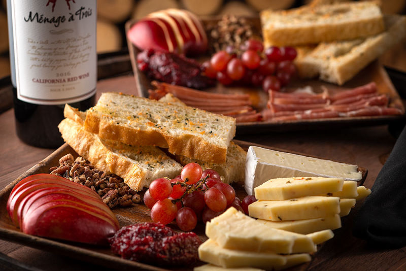 The Little Woody meat and cheese board
