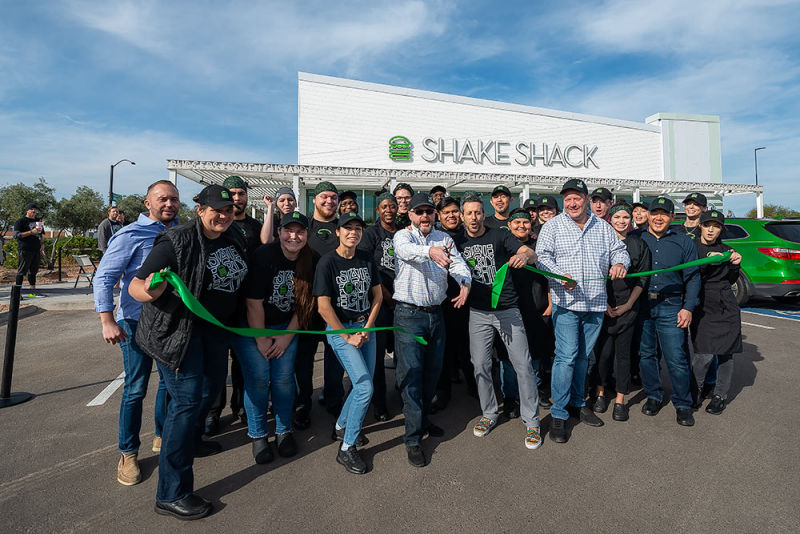 Shake Shack Ribbon Cutting in Gilbert AZ