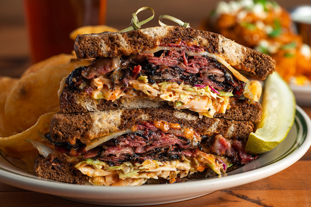 A reuben beauty shot